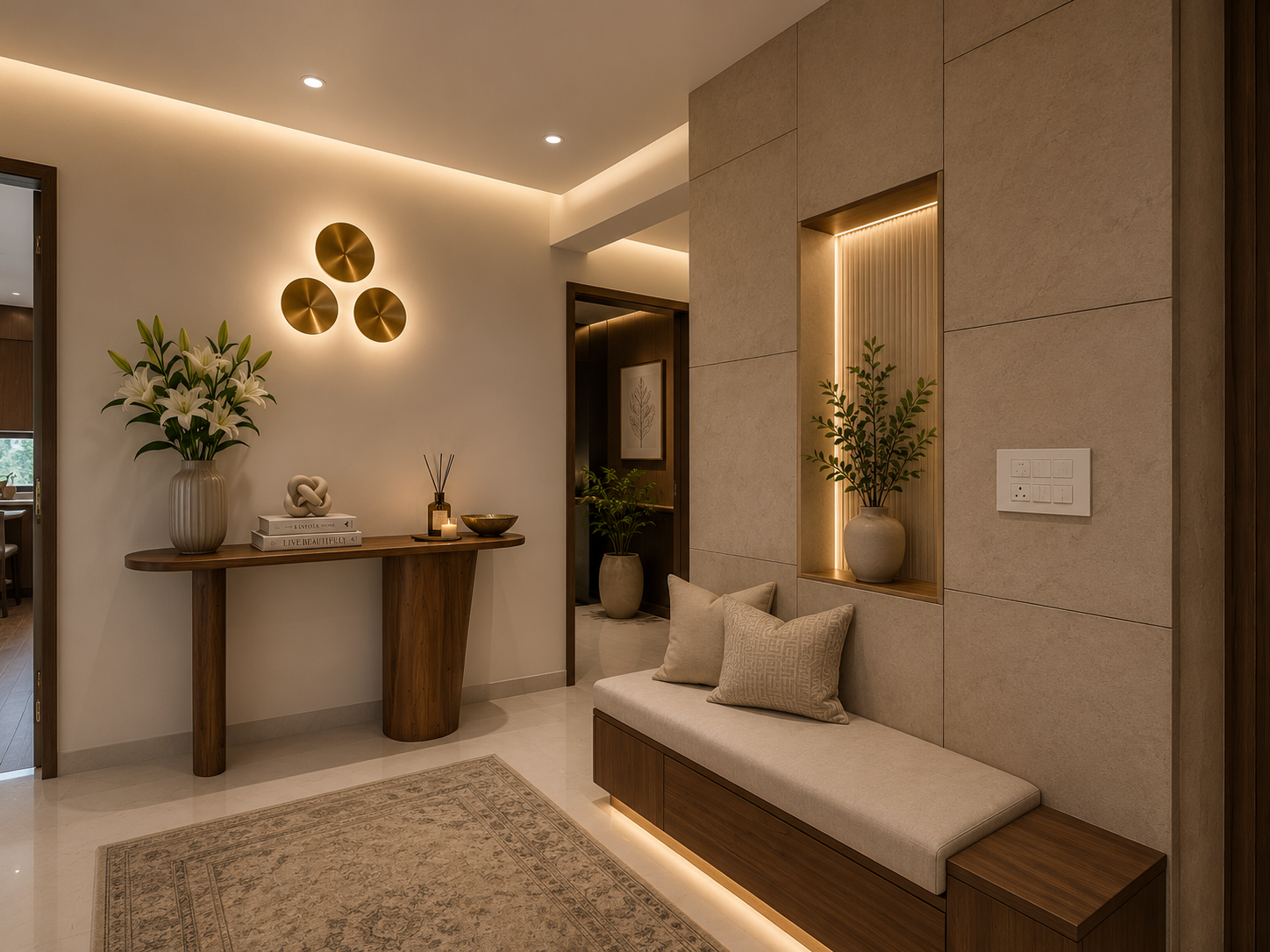 THE MONOLITH RESIDENCE – Spatial Lounge Detail