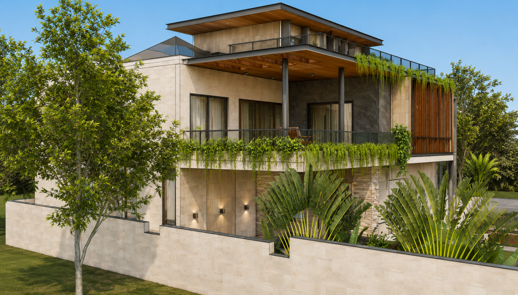 THE PAVILION ESTATE – Timber Soffit & Architectural Louvers